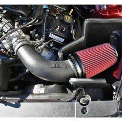 S&B Filters - CAI-FMV6-15 | S&B Filters JLT Cold Air Intake Kit (2015-2017 Mustang V6) Cotton Cleanable Red