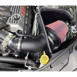 S&B Filters - CAI-SRTJ-12-1 | S&B Filters JLT Cold Air Intake (2021 Grand Cherokee SRT 6.4L) Cotton Cleanable Red