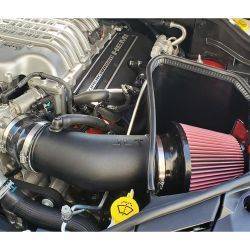 S&B Filters - CAI-TH-18-1 | S&B Filters JLT Cold Air Intake Kit (2021 Grand Cherokee Trackhawk 6.2L) Cotton Cleanable Red