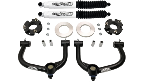 Tuff Country - 23925KN | Tuff Country Front 3 Inch Lift Kit With Ball Joint Upper Control Arms And Shocks For Ford F-150 | 2021-2022