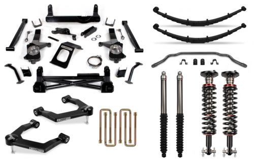 Cognito Motorsports - 210-P1150 | Cognito 8-Inch Performance Lift Kit with Elka 2.0 IFP Shocks (2019-2024 Silverado, Sierra 1500 2WD/4WD Includes AT4, AT4X, Trail Boss & ZR2)