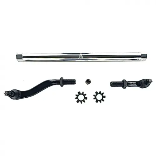 Apex Chassis - KIT143 | Apex Chassis Extreme Duty Flip Drag Link Assembly For Jeep Wrangler JK 2.5 Ton (2007-2018) | Fits Axles With 3.5" Or More Lift | Polished Aluminum