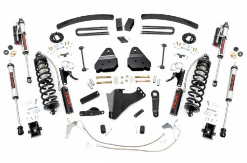 Rough Country - 59459 | Rough Country 6 Inch Coilover Conversion Lift Kit For Ford F-250/F-350 Super Duty | 2008-2010 | Diesel, Rear Vertex Shocks