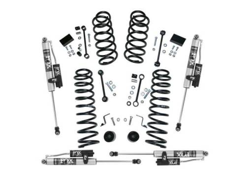 SuperLift - K183FX | Superlift 2.5 Inch Suspension Lift Dual Rate Coil Kit With Fox Resi Shocks (2018-2023 Wrangler JL Unlimited 4WD)