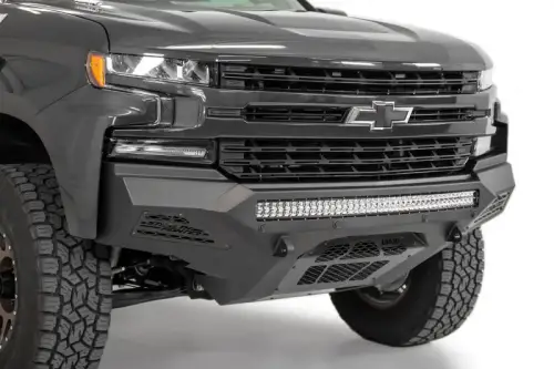 Addictive Desert Designs - F441763030103 | Addictive Desert Designs Chevy Silverado 1500 Stealth Fighter Front Bumper | 2019-2021