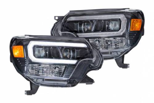 Morimoto - LF529 | Morimoto XB Hybrid LED Headlights With White DRL For Toyota Tacoma | 2012-2015 | Pair