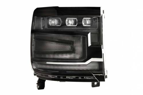 Morimoto - LF542.B | Morimoto XB LED Headlights Grille Trim Bezel Unfinished For Chevrolet Silverado 1500 | 2016-2018 | Pair