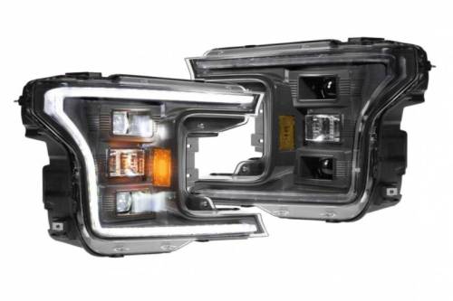 Morimoto - LF551 | Morimoto XB Hybrid LED Headlights With White DRL For Ford F-150 | 2018-2020 | Pair