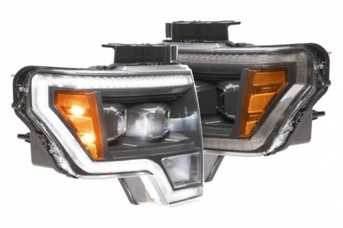 Morimoto - LF552 | Morimoto XB Hybrid LED Headlights With White DRL For Ford F-150 | 2009-2014 | Pair