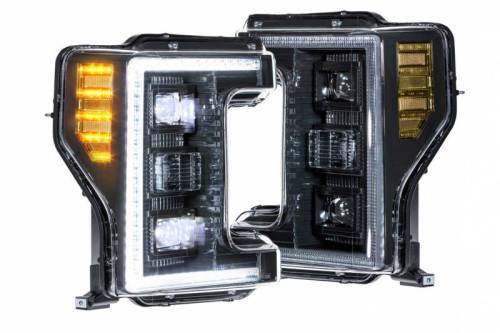 Morimoto - LF554 | Morimoto XB Hybrid LED Headlights With White DRL For Ford Super Duty | 2017-2019 | Pair