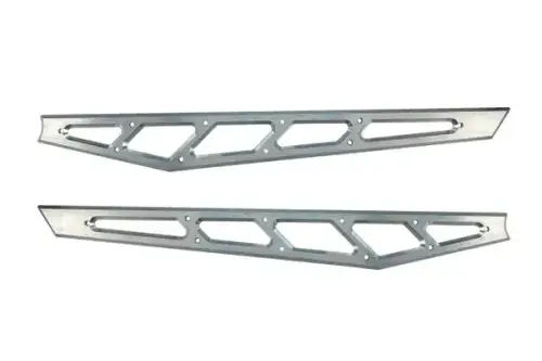 McGaughys Suspension Parts - 51443 | McGaughys Billet Face Plates RAW (fits Compression Struts) 2020-2024 GM 2500/3500 Truck