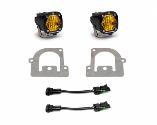 Baja Designs - 447683 | Baja Designs S1 Pocket Kit Amber Fog Lights For Ford Bronco Sport | 2021-2022