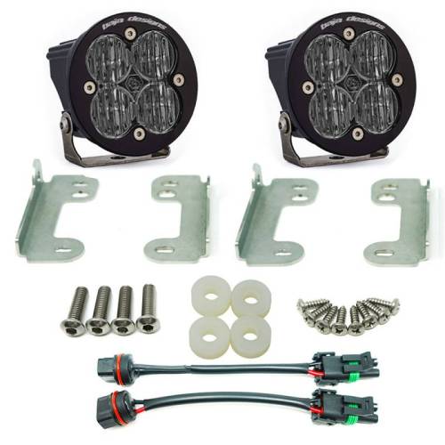 Baja Designs - 447635 | Baja Designs Squadron-R SAE Pocket Kit Fog Lights For Jeep Gladiator/Wrangler JL | 2018-2022