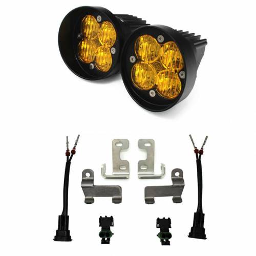 Baja Designs - 447677 | Baja Designs Squadron-R Sport Pocket Kit Amber Fog Lights For Toyota RAV4/Highlander | 2014-2021