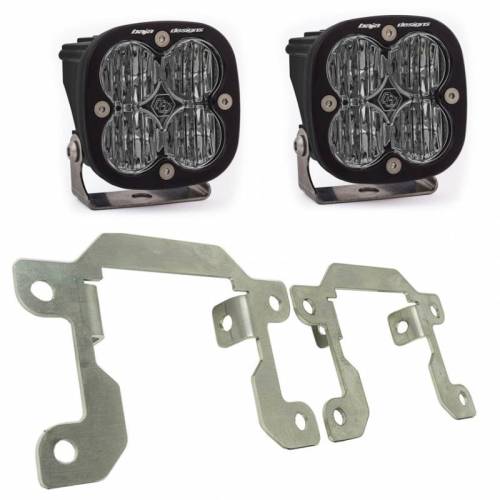 Baja Designs - 447616 | Baja Designs Squadron SAR Pocket Kit Fog Lights For Ford Ranger/Bronco | 2019-2022 | With OE Plastic Bumper