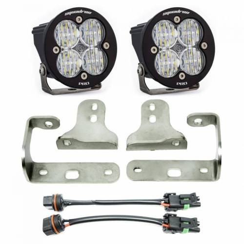 Baja Designs - 447067 | Baja Designs Squadron-R Pro Pocket Kit Fog Lights For Jeep Wrangler JL/Gladiator | 2018-2022