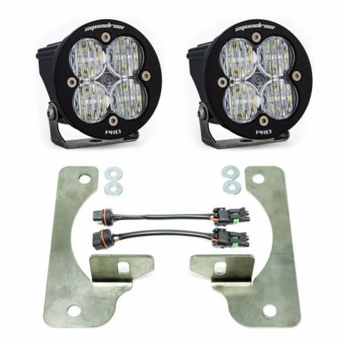 Baja Designs - 447069 | Baja Designs Squadron-R Pro Pocket Kit Fog Lights For Jeep Wrangler JL Rubicon/Gladiator | 2018-2022