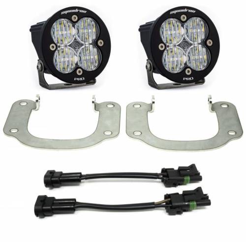 Baja Designs - 447502 | Baja Designs Squadron-R Pro Pocket Kit Fog Lights For Nissan Titan | 2016-2019 | Pair