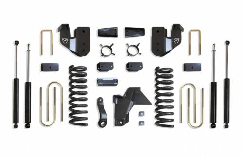 MaxTrac Suspension - K947541 | 4 Inch Suspension Lift Kit w/ Radius Arm Brackets (2019-2022 Ram 3500 4WD | NON Air Ride)