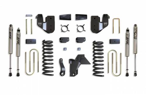 MaxTrac Suspension - K947541F | 4 Inch Suspension Lift Kit w/ Radius Arm Brackets & Fox Shocks (2019-2022 Ram 3500 4WD | NON Air Ride)