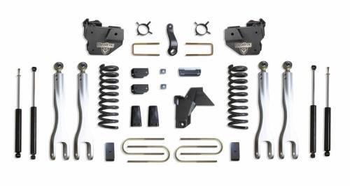 MaxTrac Suspension - K947541L | 4 Inch Suspension Lift Kit w/ 4 Link (2019-2022 Ram 3500 4WD | NON Air Ride)