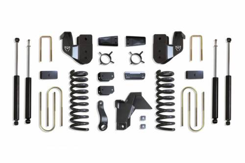 MaxTrac Suspension - K947563 | 6 Inch Suspension Lift Kit w/ Radius Arm Brackets (2019-2022 Ram 3500 4WD | NON Air Ride)