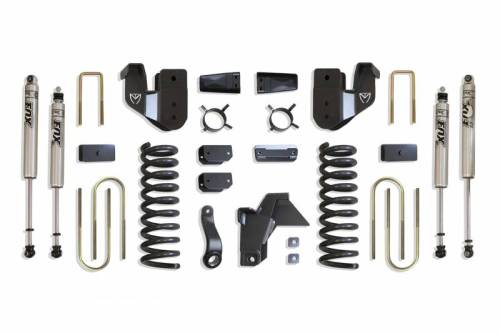 MaxTrac Suspension - K947563F | 6 Inch Suspension Lift Kit w/ Radius Arm Brackets & Fox Shocks (2019-2022 Ram 3500 4WD | NON Air Ride)