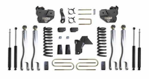 MaxTrac Suspension - K947563L | 6 Inch Suspension Lift Kit w/ 4 Link (2019-2022 Ram 3500 4WD | NON Air Ride)