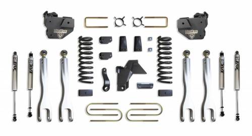 MaxTrac Suspension - K947563FL | 6 Inch Suspension Lift Kit w/ 4 Link & Fox Shocks (2019-2022 Ram 3500 4WD | NON Air Ride)