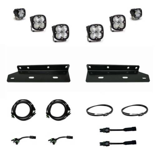 Baja Designs - 448054 | Baja Designs Squadron Sport/S1 Pocket Kit Fog Lights For Ford F-150 Raptor | 2021-2022