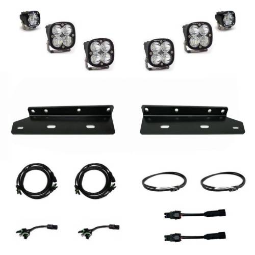 Baja Designs - 448056 | Baja Designs Squadron Pro/S1 Pocket Kit Fog Lights For Ford F-150 Raptor | 2021-2022