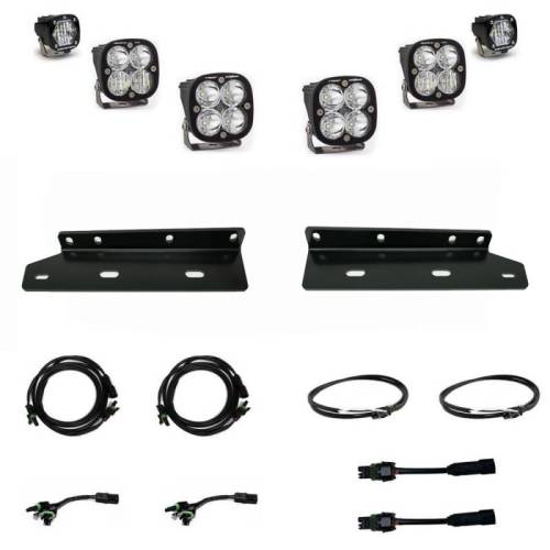 Baja Designs - 448057 | Baja Designs Squadron Unlimited/S1 Pocket Kit Fog Lights For Ford F-150 Raptor | 2021-2022