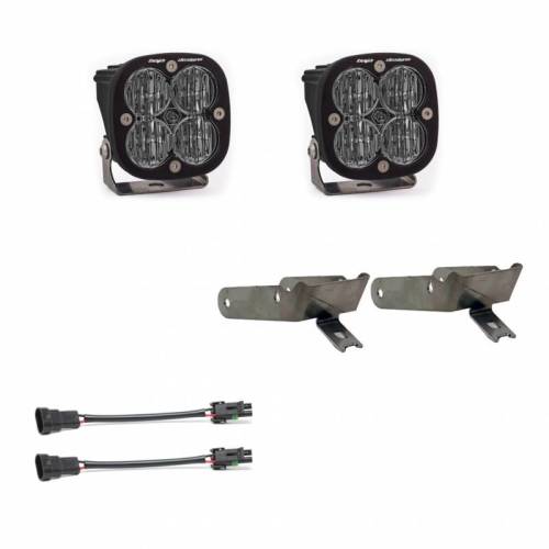 Baja Designs - 630821 | Baja Designs Squadron SAE Pocket Kit Fog Lights For Ford F-250/F-350 Super Duty | 1999-2010