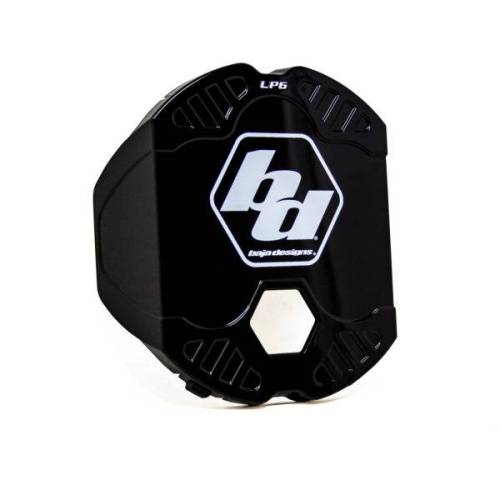 Baja Designs - 278001 | Baja Designs Single Light Rock Guard For LP6 Series | Black