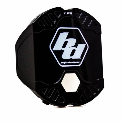 Baja Designs - 328001 | Baja Designs Single Light Rock Guard For LP9 Series | Black