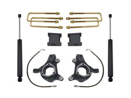 MaxTrac Suspension - KS881332 | 3 Inch Lift Kit w/ Maxtrac Shocks (2007-2016 Chevrolet, GMC Silverado, Sierra 1500 2WD | Cast Steel Suspension)