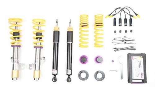 KW Suspension - 152200BG | KW V2 Coilover Kit Bundle (BMW 4 series F33 435i, Convertible, xDrive (AWD) w/ EDC)