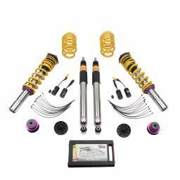 KW Suspension - 352100AW | KW V3 Coilover Kit Bundle (Audi A4 (B9) Sedan 2WD with electronic dampers)