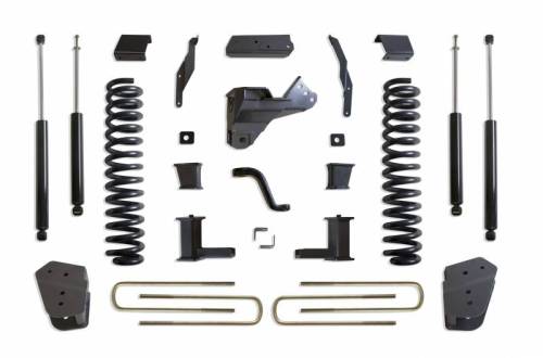 MaxTrac Suspension - K943385 | MaxTrac 8 Inch Suspension Lift Kit With Radius Arm Brackets & Shocks For Ford F-250/F-350 4WD | 2017-2022