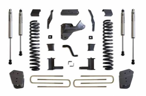 MaxTrac Suspension - K943385F | MaxTrac 8 Inch Suspension Lift Kit With Radius Arm Brackets & Fox Shocks For Ford F-250/F-350 4WD | 2017-2022