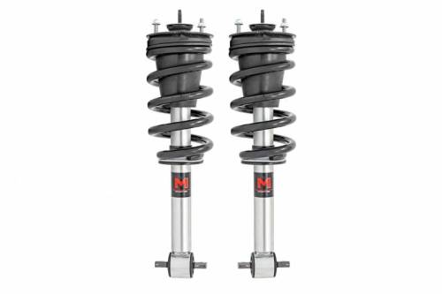 Rough Country - 502067 | Rough Country 6 Inch Front M1 Adjustable Monotube Loaded Struts For Chevrolet Silverado 1500 | 2019-2024