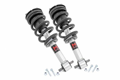 Rough Country - 502065 | Rough Country 0-2 Inch Front M1 Adjustable Leveling Struts (2019-2025 Silverado, Sierra 1500 2WD/4WD | Gas Engine ONLY)