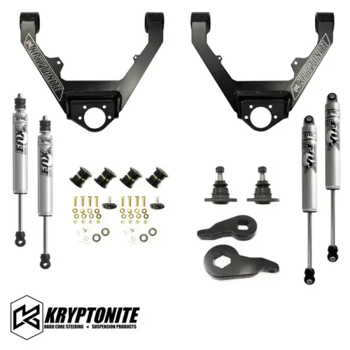 Kryptonite - KR99STAGE3FOX | Kryptonite Stage 3 Leveling Kit w/ Fox Shocks (1999-2006 Silverado, Sierra 1500)