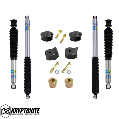 Kryptonite - KRFD05STAGE1BIL | Kryptonite Stage 1 Leveling Kit w/ Bilstein Shocks (2005-2016 F250, F350 Super Duty)