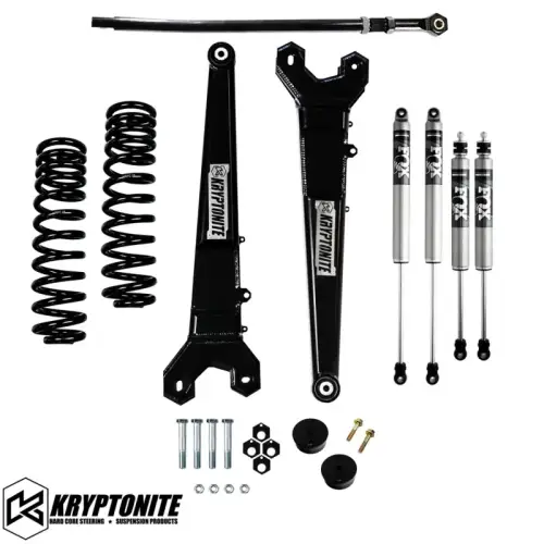 Kryptonite - KRFD05STAGE3FOX | Kryptonite Stage 3 Leveling Kit w/ Fox Shocks (2005-2016 F250, F350 Super Duty)