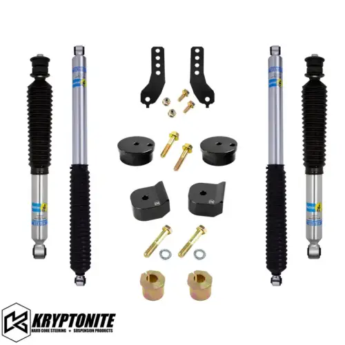 Kryptonite - KRFD17STAGE1BIL | Kryptonite Stage 1 Leveling Kit w/ Bilstein Shocks (2017-2024 F250, F350 Super Duty)