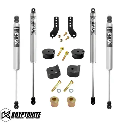 Kryptonite - KRFD17STAGE1FOX | Kryptonite Stage 1 Leveling Kit w/ Fox Shocks (2017-2024 F250, F350 Super Duty)