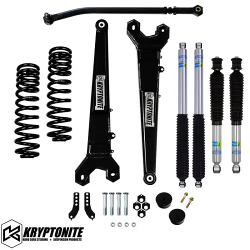 Kryptonite - KRFD17STAGE3BIL | Kryptonite Stage 3 Leveling Kit w/ Bilstein Shocks (2017-2024 F250, F350 Super Duty)