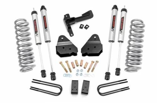 Rough Country - 50271 | Rough Country 3 Inch Lift Kit With Coil Springs For Ford F-250 Super Duty | 2017-2022 | Diesel, V2 Monotube