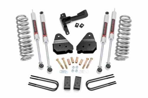 Rough Country - 50241 | Rough Country 3 Inch Lift Kit With Coil Springs For Ford F-250 Super Duty 4WD | 2017-2022 | Diesel, M1 Monotube